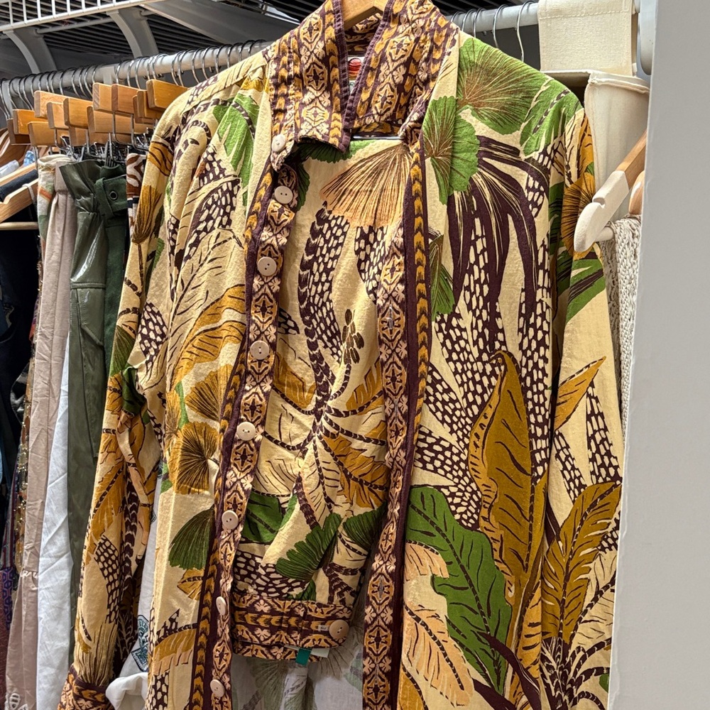 FARM Rio Tropical Print Pantsuit small worn once, pants & blouse unisex